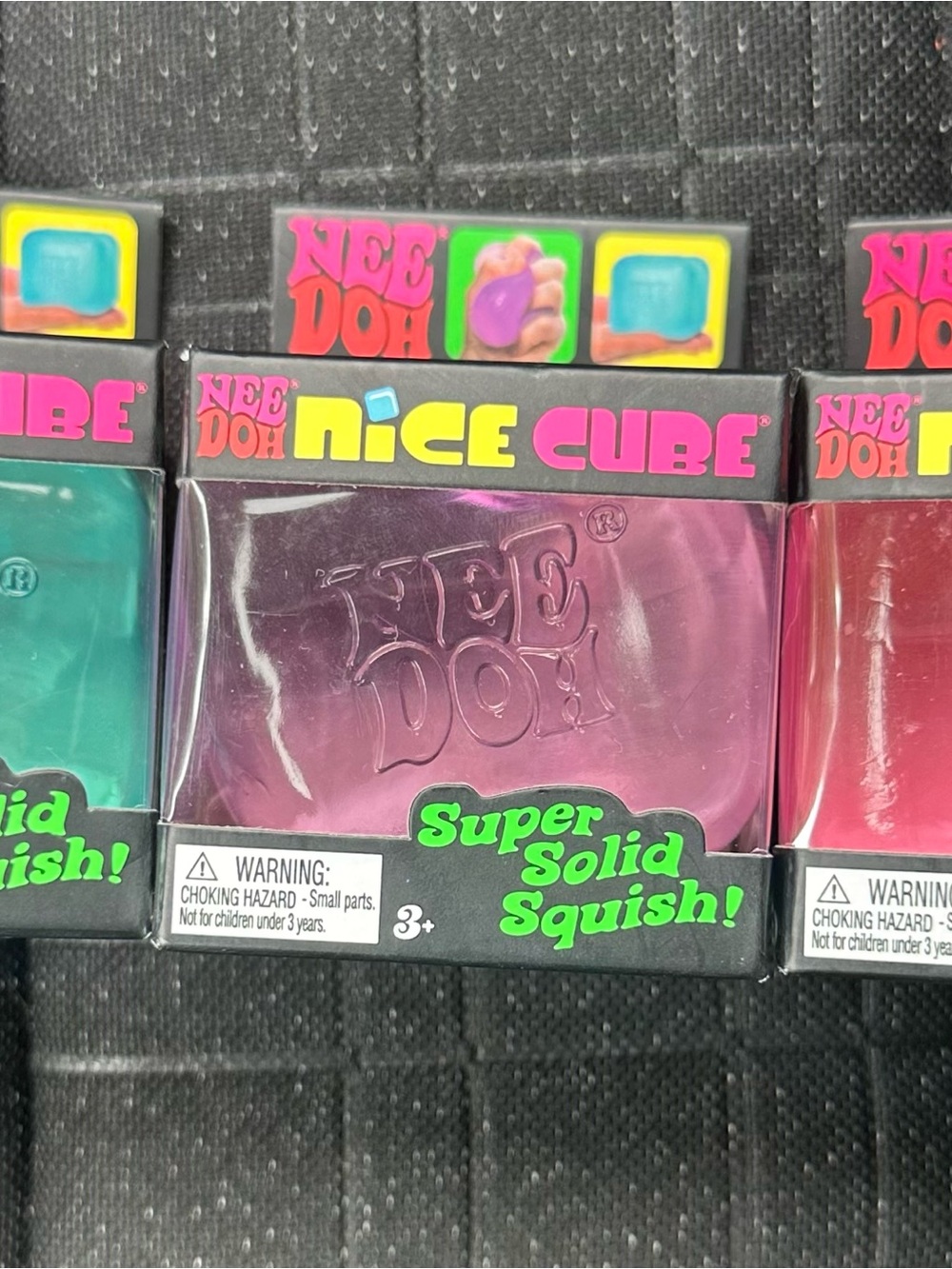 NeeDoh Nice Cube 3-pack bundle